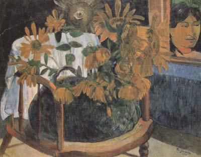 Paul Gauguin Sunflower (mk07) oil painting picture